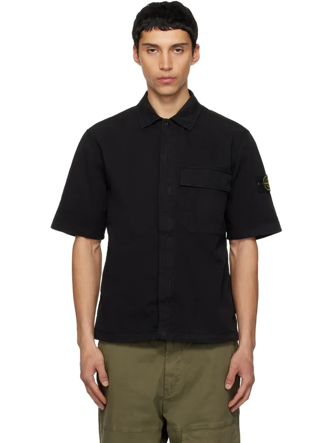 Stone Island Stone Island 1100025 Stretch Organic Cotton Twill シャツの商品画像
