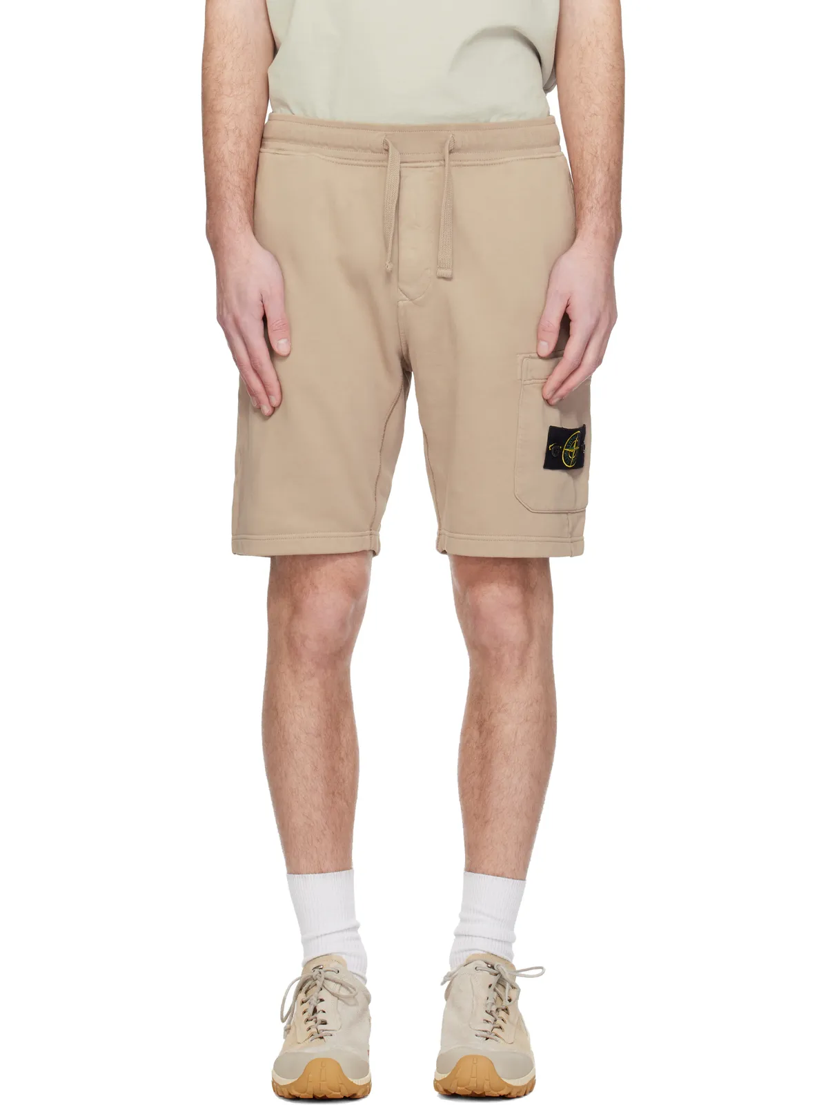 Stone Island 6200011 Organic Cotton Fleece ショートパンツ - 画像1