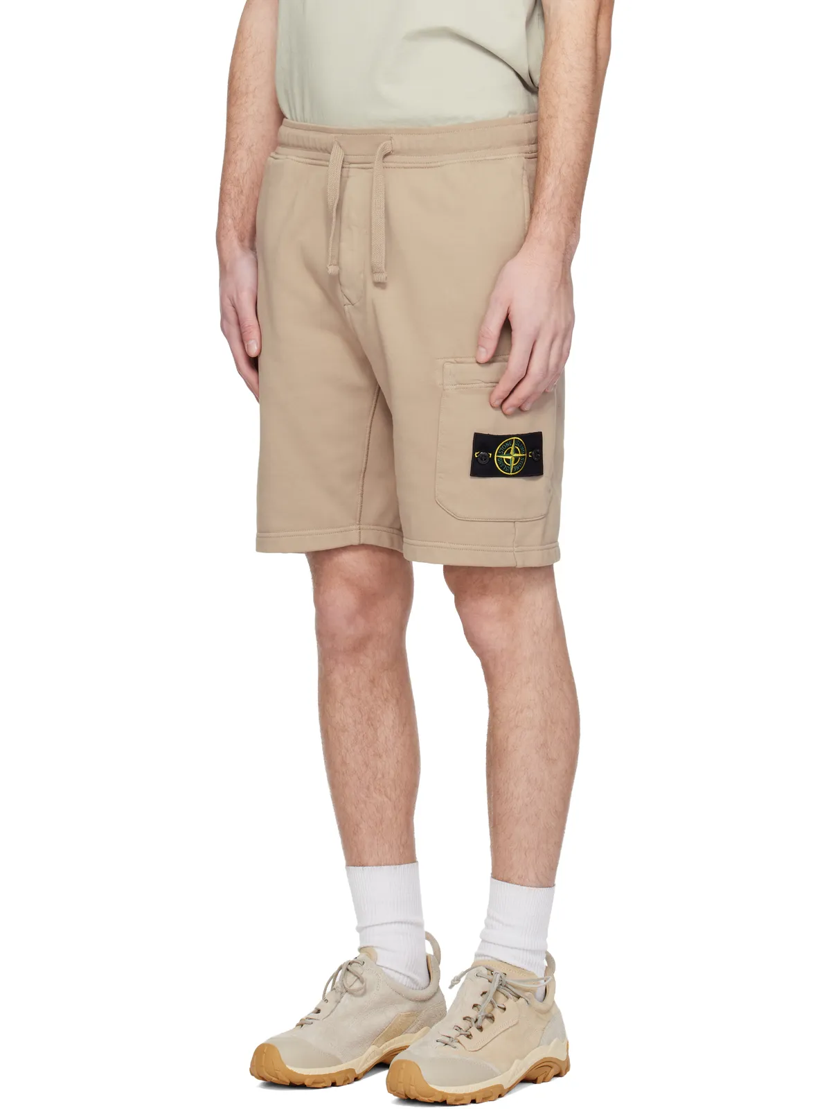 Stone Island 6200011 Organic Cotton Fleece ショートパンツ - 画像4