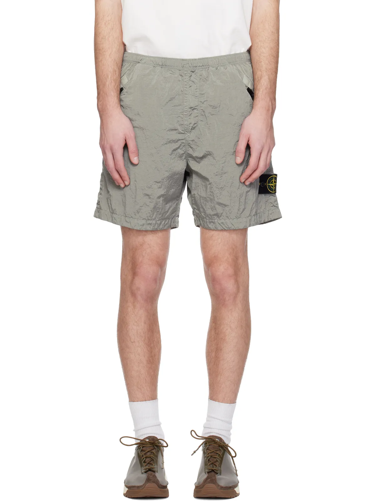 Stone Island L100008 Nylon Metal ECONYL ショートパンツ - 画像1