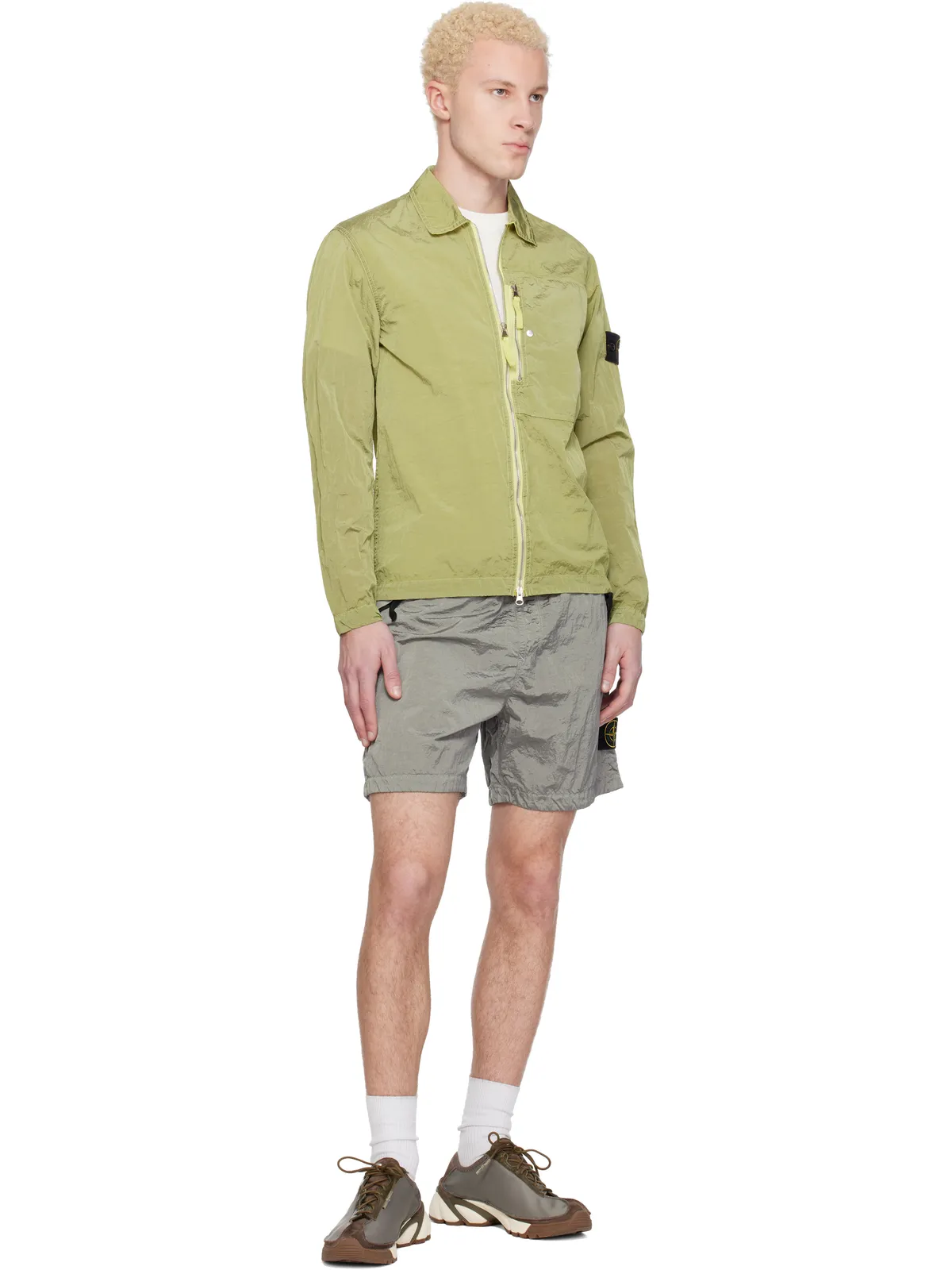 Stone Island L100008 Nylon Metal ECONYL ショートパンツ - 画像5
