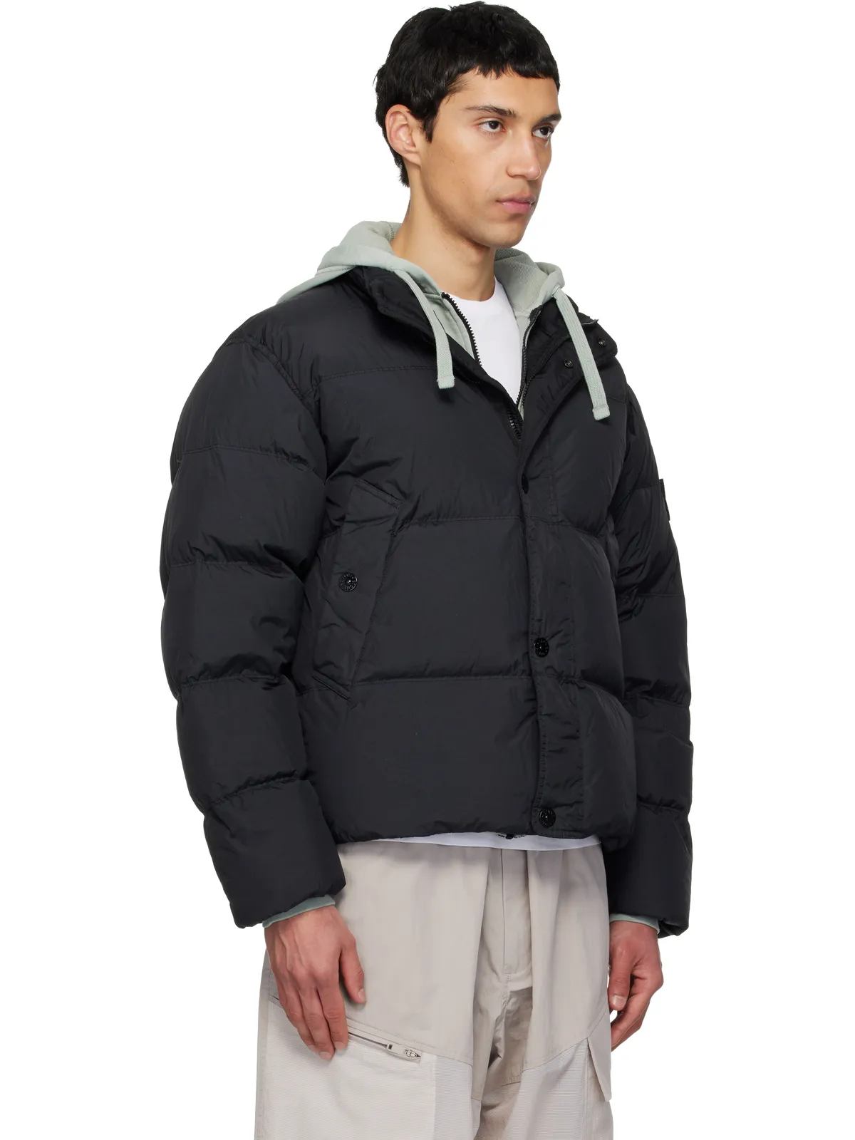 Stone Island 4100010 Crinkle Reps NY ダウンジャケット - 画像2
