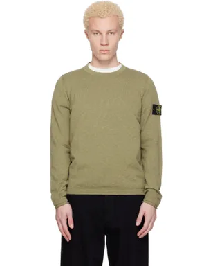 Stone Island 5100052 Organic Cotton Nylon セーター - サムネイル1