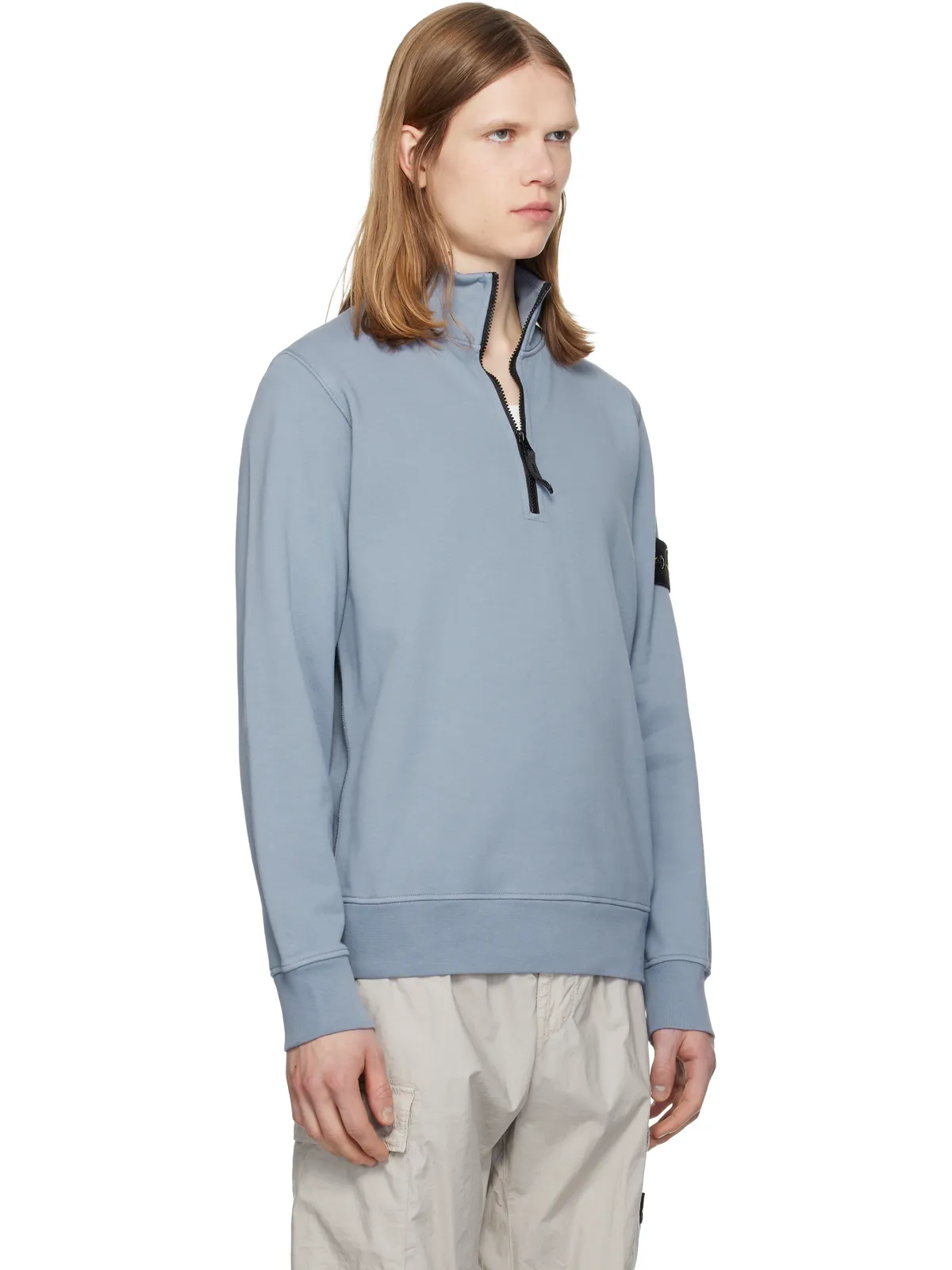 Stone Island 6100061 Organic Cotton Fleece スウェットシャツ - 画像2