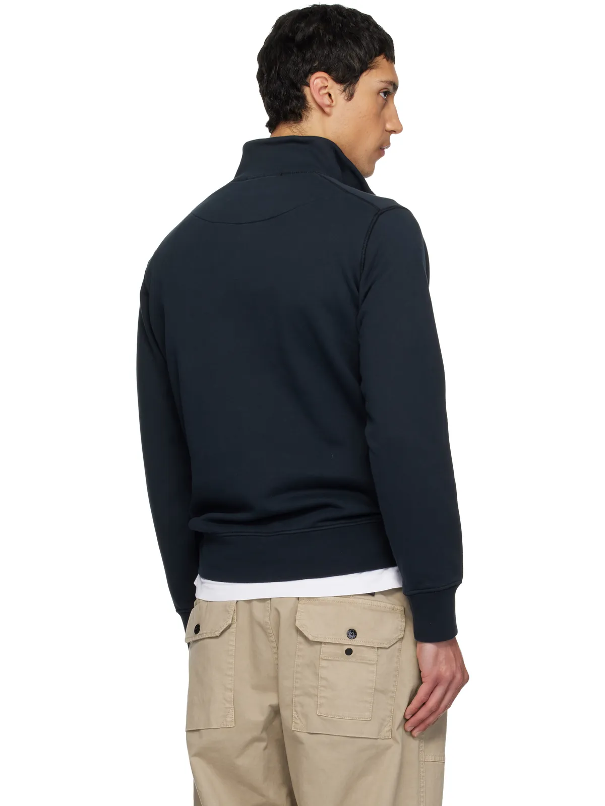Stone Island 6100070 Cotton Fleece スウェットシャツ - 画像3