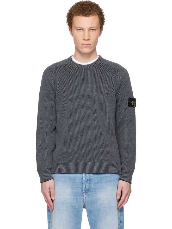 Stone Island Stone Island 5100033 Plated Rib Cotton Bouclé セーターの商品画像