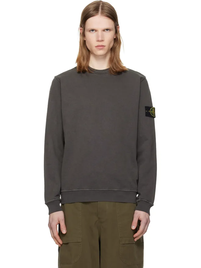 Stone Island Stone Island 6100034 Malfilé Fleece 'Old' Effect スウェットシャツの商品画像