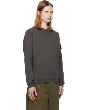 Stone Island 6100034 Malfilé Fleece 'Old' Effect スウェットシャツ - サムネイル2