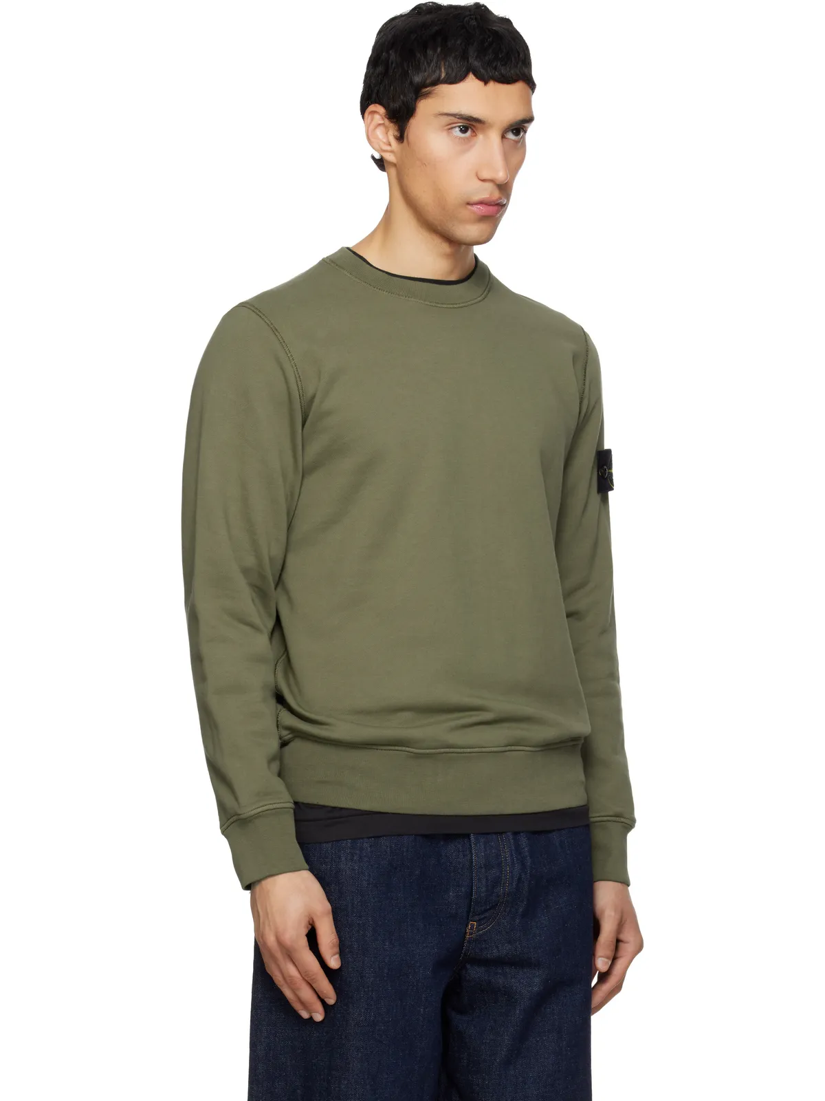 Stone Island 6100060 Organic Cotton Fleece スウェットシャツ - 画像2