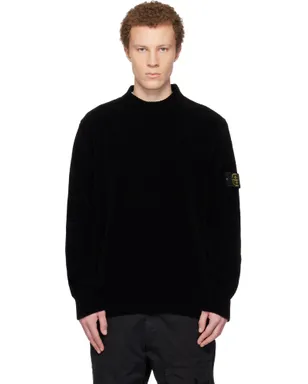 Stone Island 5100005 Moss Stitch Cotton Chenille セーター - サムネイル1