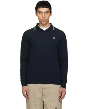 Stone Island 2200012 Organic Cotton Piqué ポロシャツ - サムネイル1