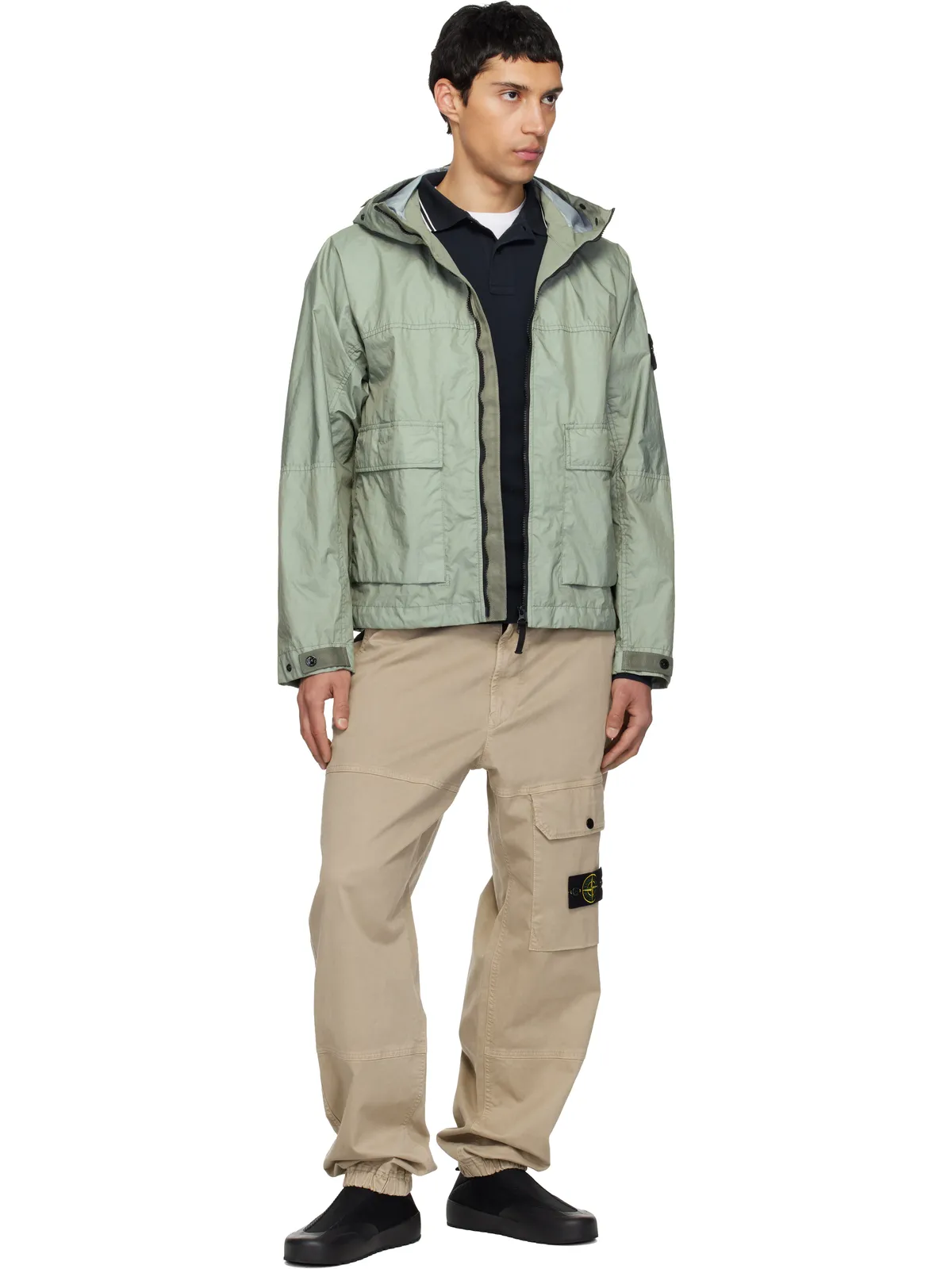 Stone Island 2200012 Organic Cotton Piqué ポロシャツ - 画像4