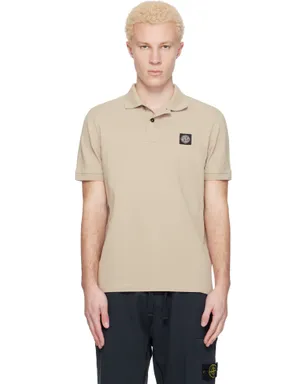 Stone Island 2200008 Organic Cotton Piqué Stretch ポロシャツ - サムネイル1