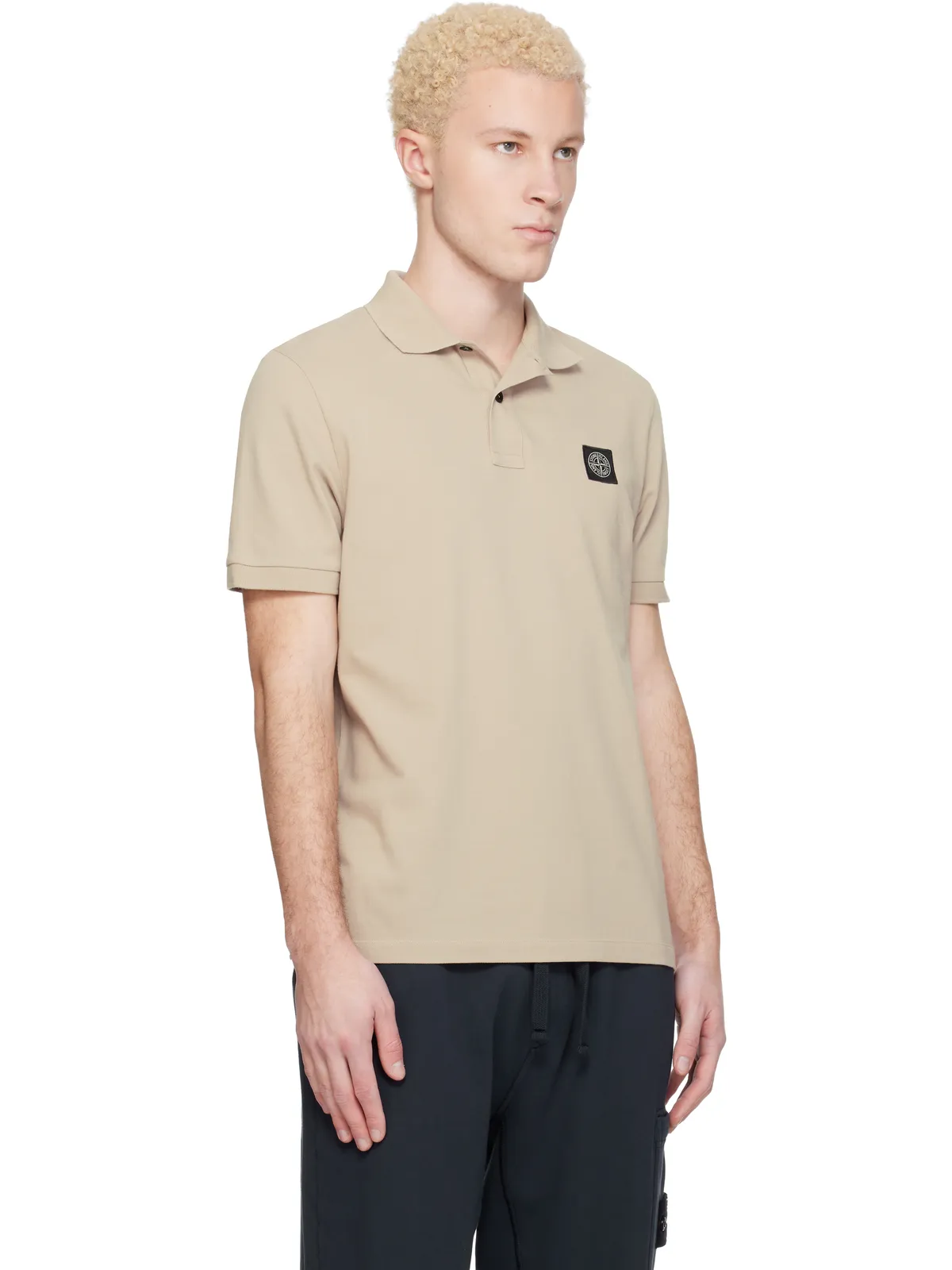Stone Island 2200008 Organic Cotton Piqué Stretch ポロシャツ - 画像2