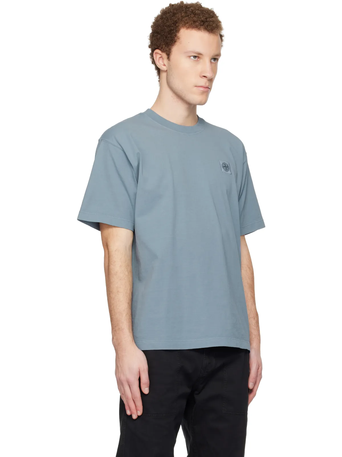 Stone Island 2100030 Combed Organic Cotton Jersey Tシャツ - 画像2