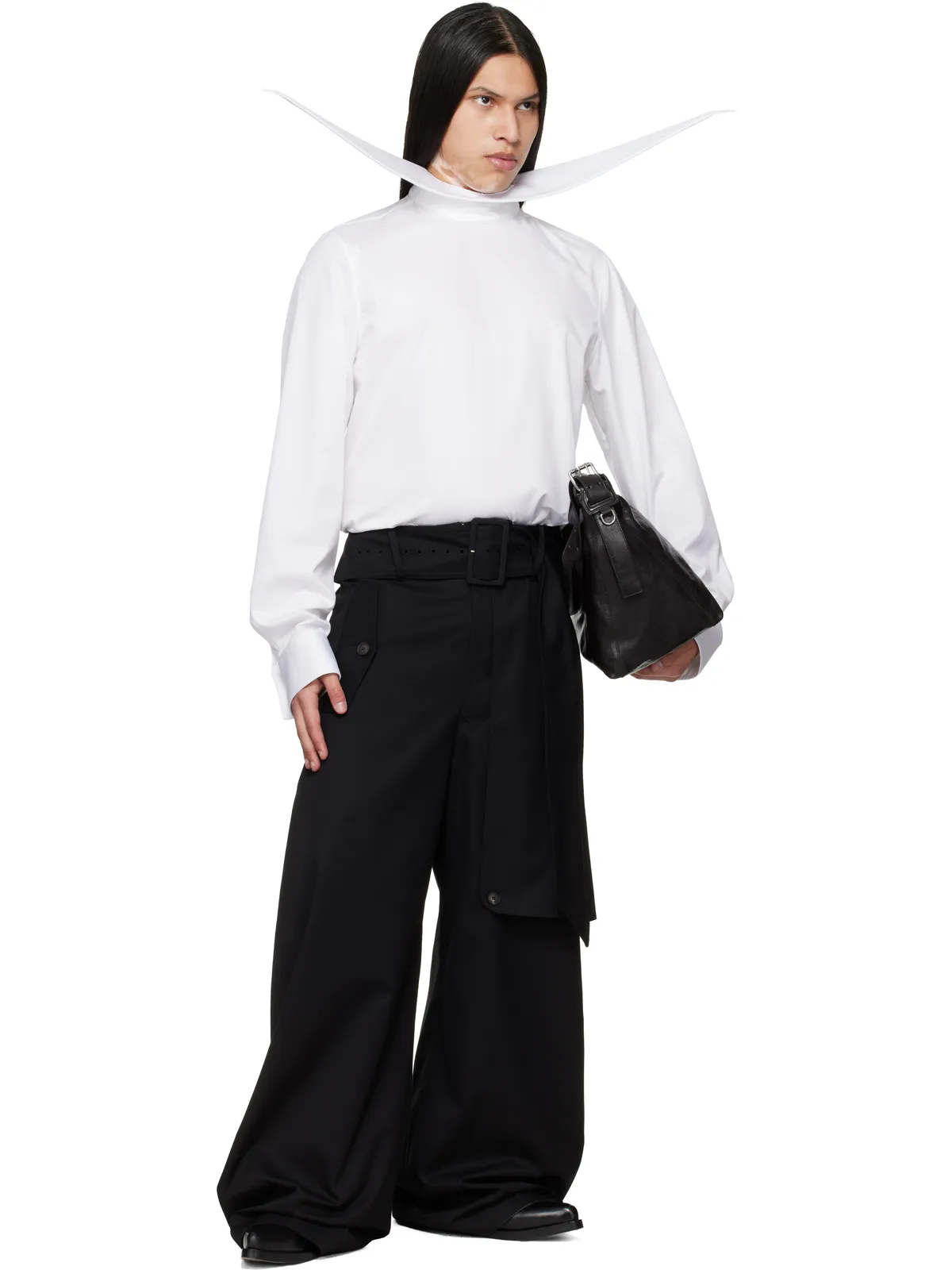 EGONlab Belted Trench トラウザーズ - 画像4