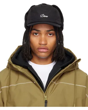 Dime Cursive Earflap キャップ - サムネイル1
