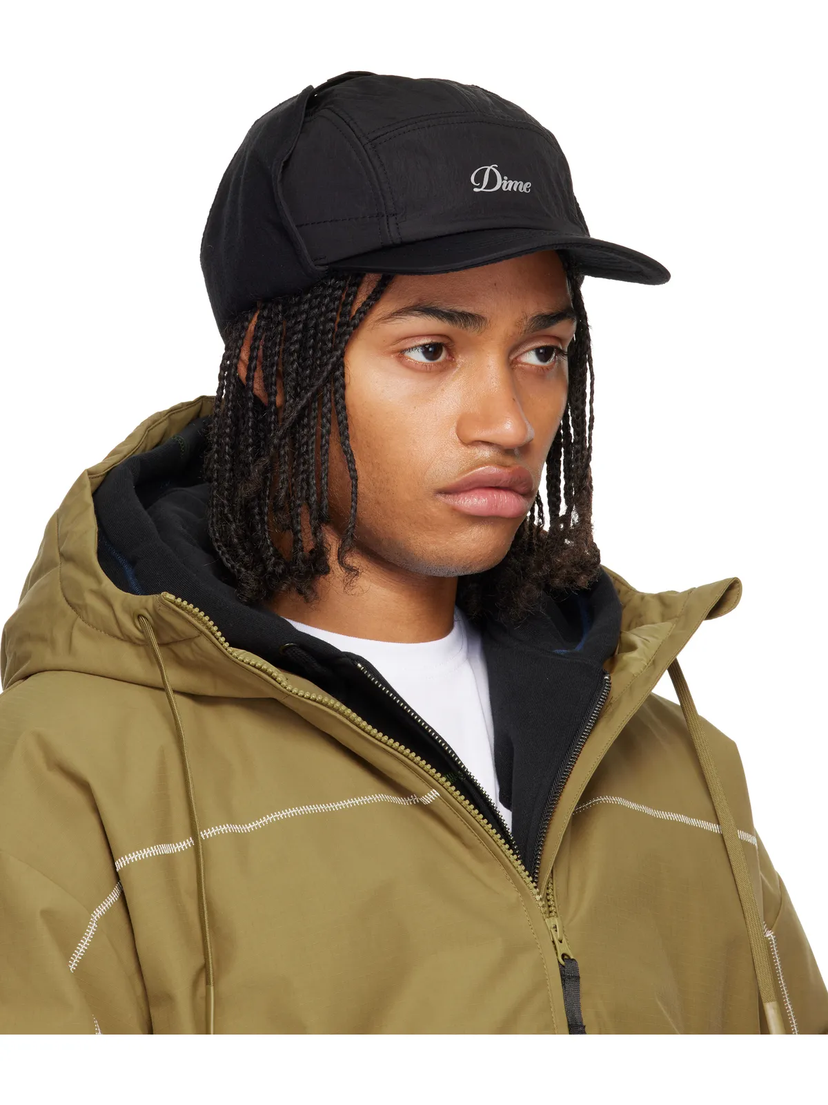 Dime Cursive Earflap キャップ - 画像2