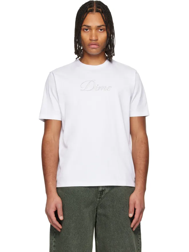 Dime Dime Cursive Tシャツの商品画像