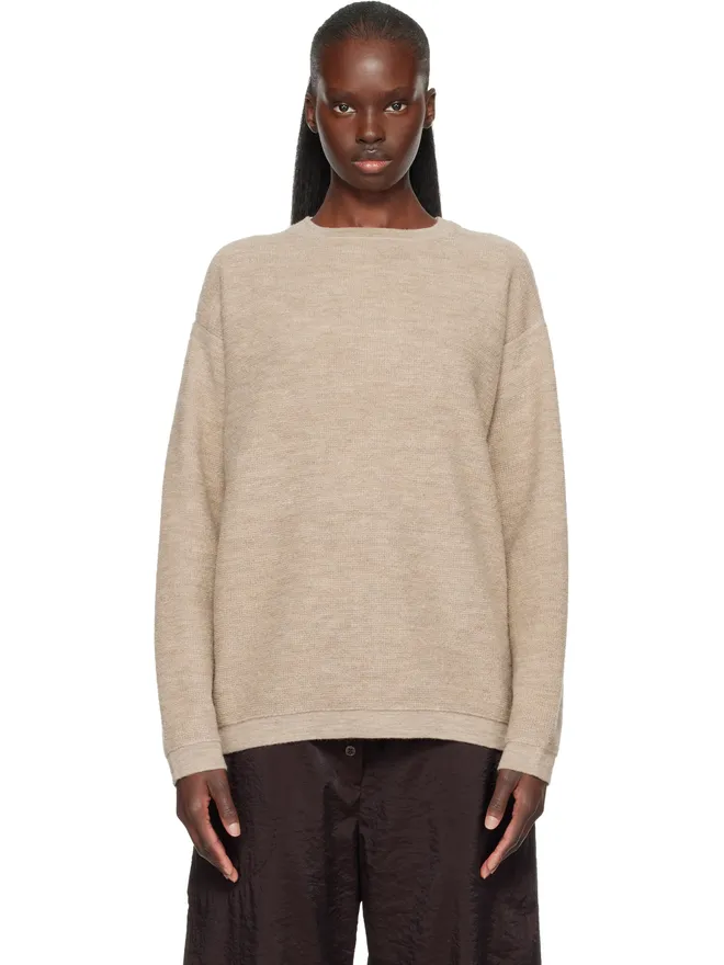 Lauren Manoogian Lauren Manoogian Fine Terry クルーネックセーターの商品画像