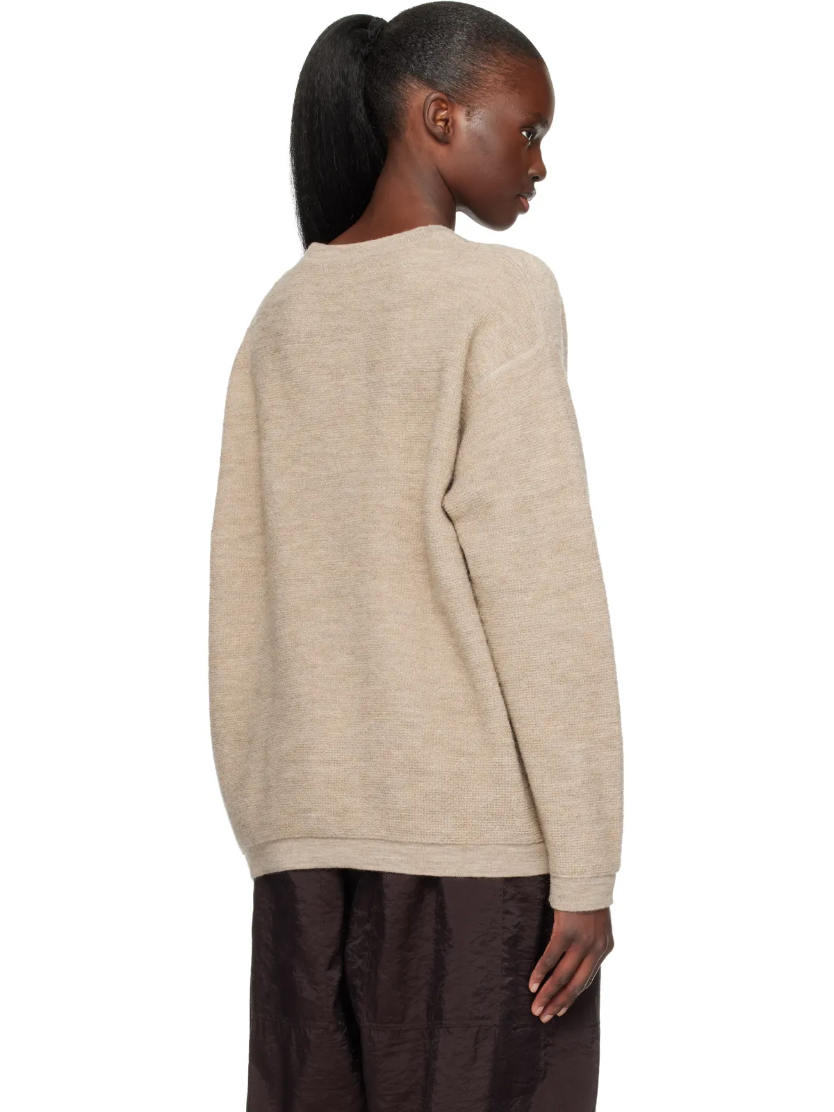 Lauren Manoogian Fine Terry クルーネックセーター - 画像3