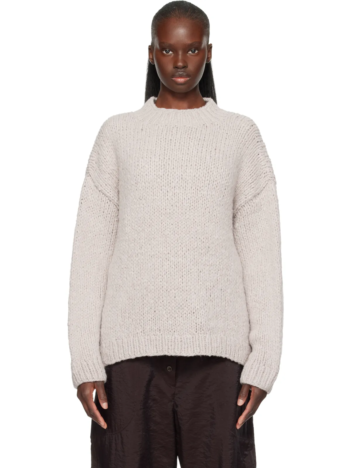 Lauren Manoogian Handknit クルーネックセーター - 画像1