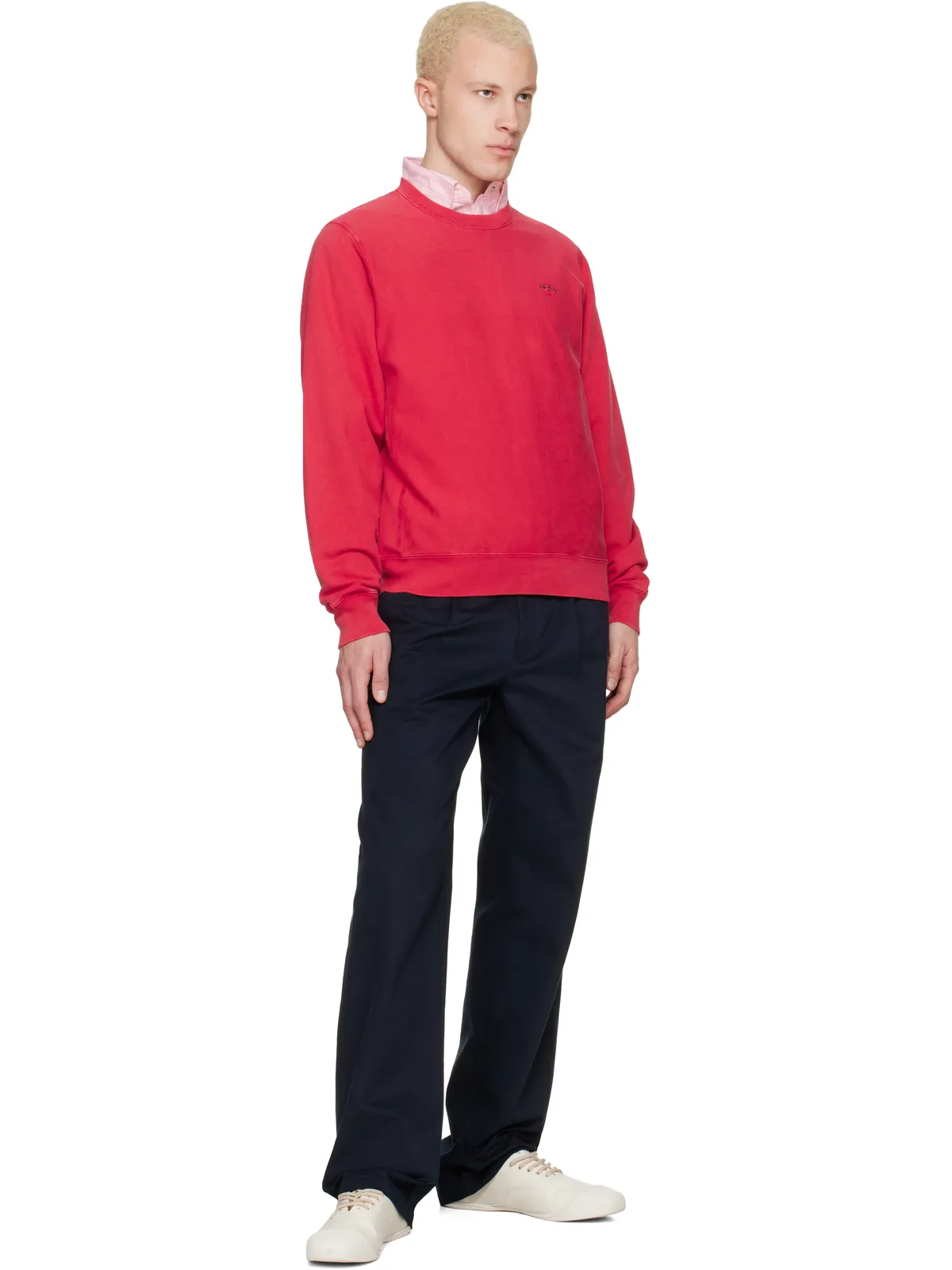 Noah NYC Salt Wash Classic クルーネック スウェットシャツ - 画像4