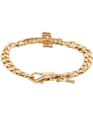 Emanuele Bicocchi Edge Chain Notre-Dame Cross ブレスレット - サムネイル2