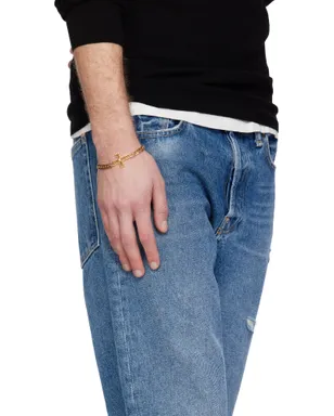 Emanuele Bicocchi Edge Chain Notre-Dame Cross ブレスレット - サムネイル3