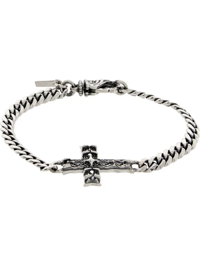 Emanuele Bicocchi Emanuele Bicocchi Chain Notre-Dame Cross ブレスレットの商品画像