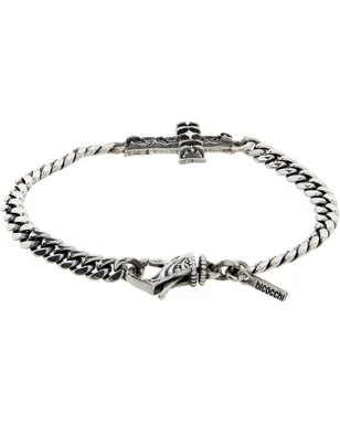 Emanuele Bicocchi Chain Notre-Dame Cross ブレスレット - サムネイル2