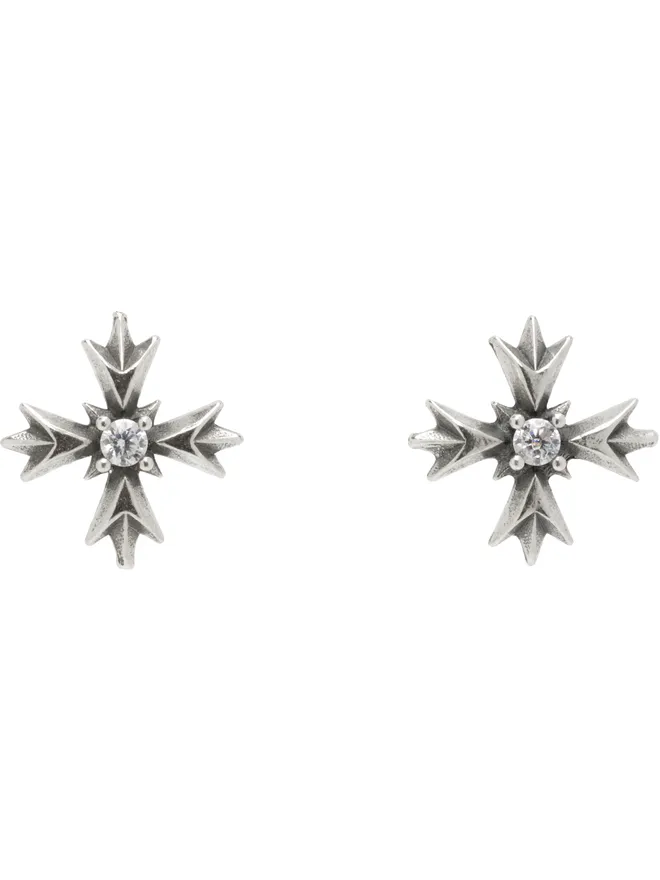 Emanuele Bicocchi Emanuele Bicocchi Crest Crystal ピアスの商品画像