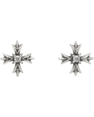 Emanuele Bicocchi Crest Crystal ピアス - サムネイル1