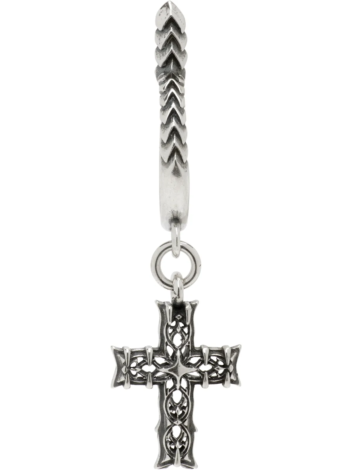 Emanuele Bicocchi Reissue Notre-Dame Cross シングルピアス - 画像1