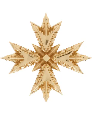 Emanuele Bicocchi Gold Crest ブローチ - サムネイル1