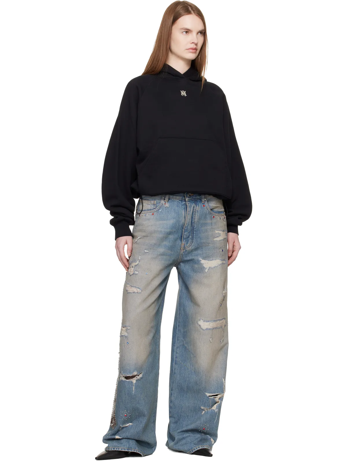 AMIRI MA Drop Shoulder フーディ - 画像4