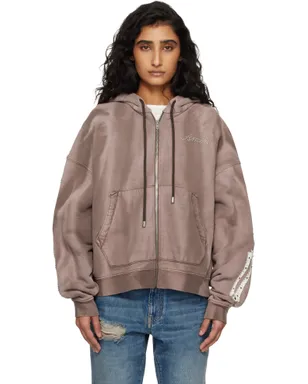 AMIRI Bones スタッズ ジップフーディ - サムネイル1