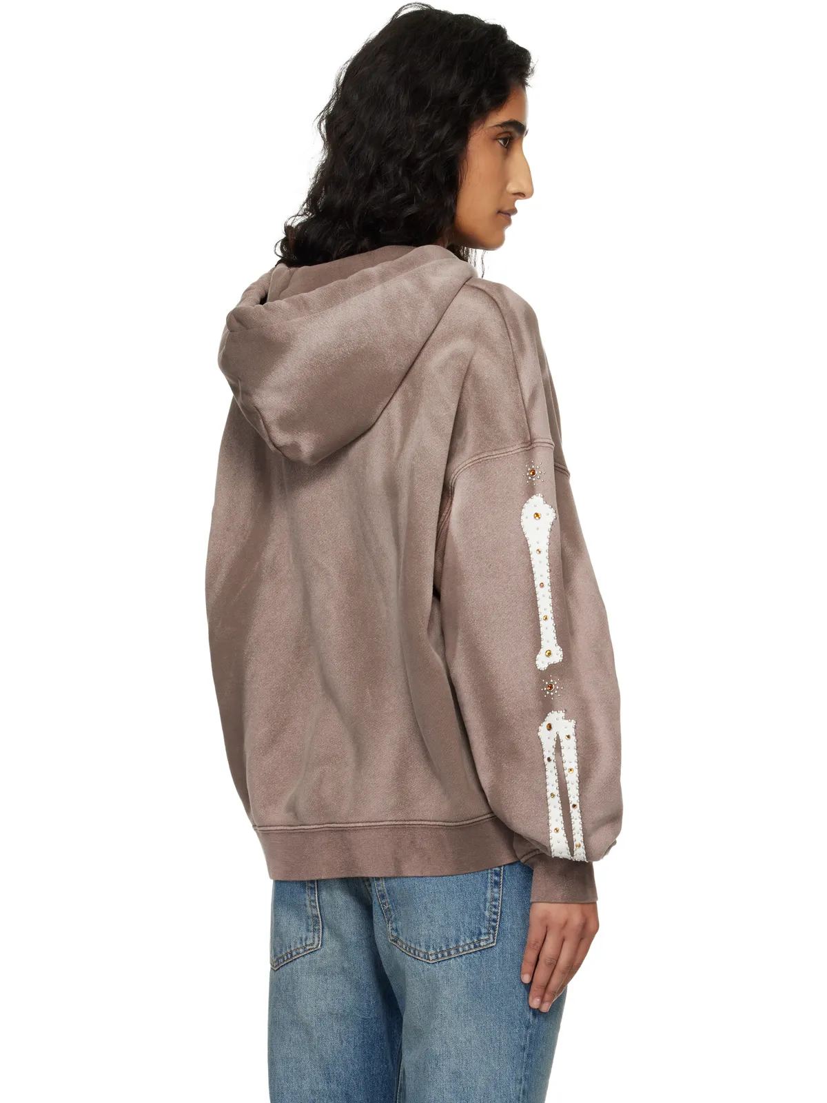AMIRI Bones スタッズ ジップフーディ - 画像3