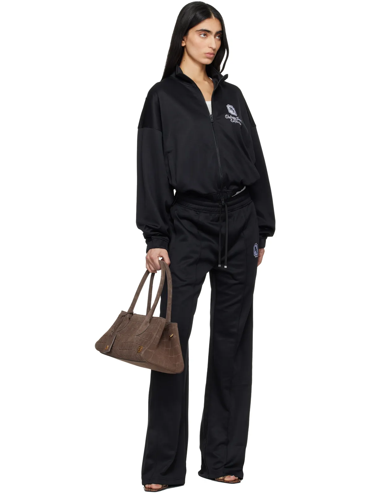 AMIRI Honey 40 スエード クロコ ショルダーバッグ - 画像4