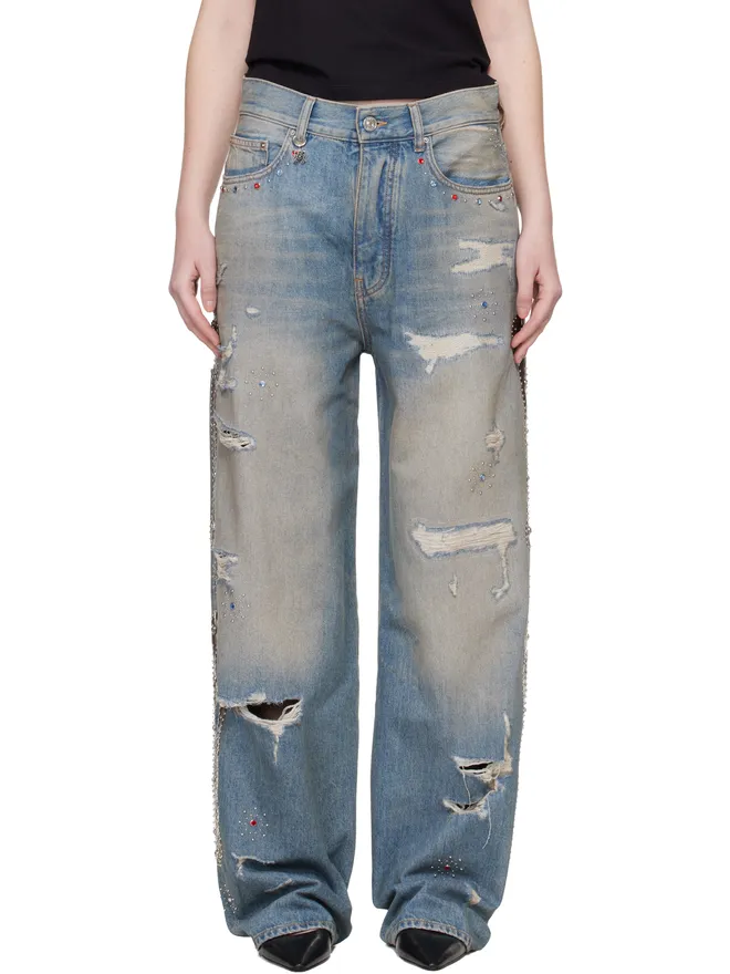 AMIRI AMIRI Bones Studded ジーンズの商品画像
