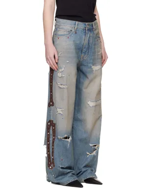 AMIRI Bones Studded ジーンズ - サムネイル2