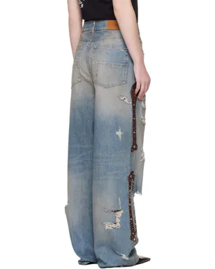 AMIRI Bones Studded ジーンズ - サムネイル3