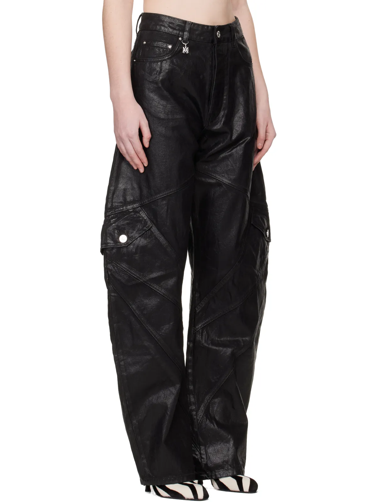 AMIRI Waxed Paneled ジーンズ - 画像2