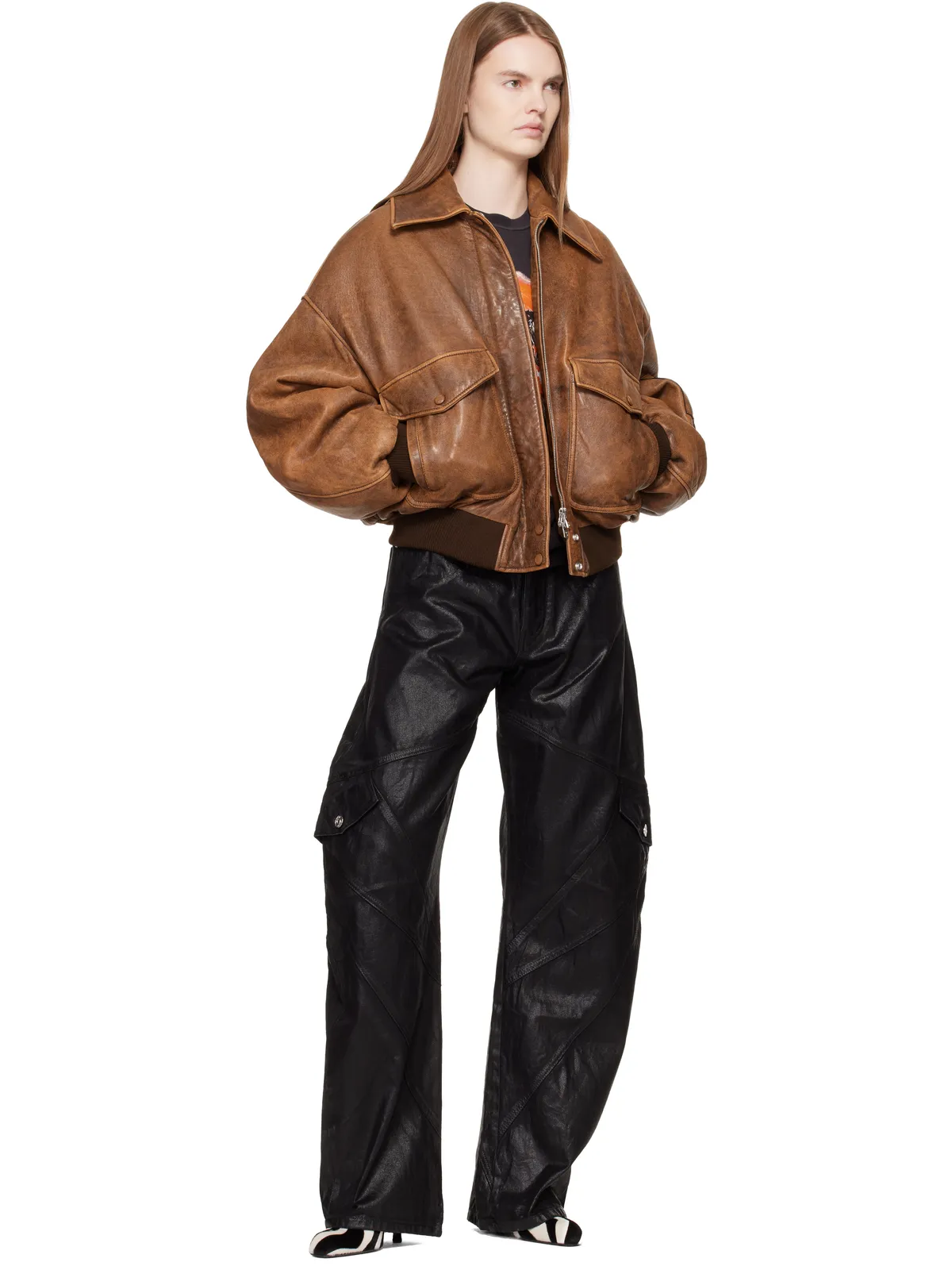 AMIRI Waxed Paneled ジーンズ - 画像4