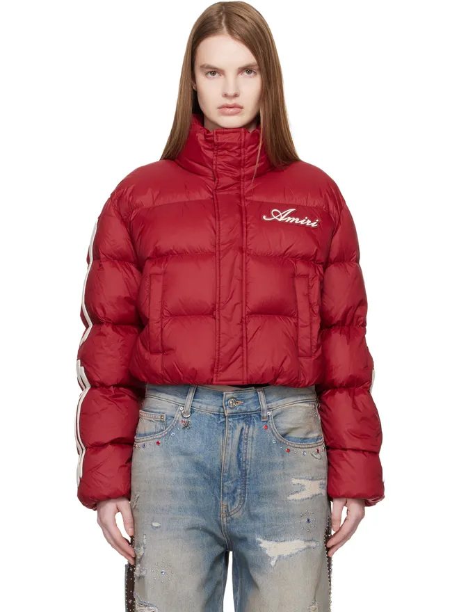 AMIRI AMIRI Bones クロップド ダウンジャケットの商品画像