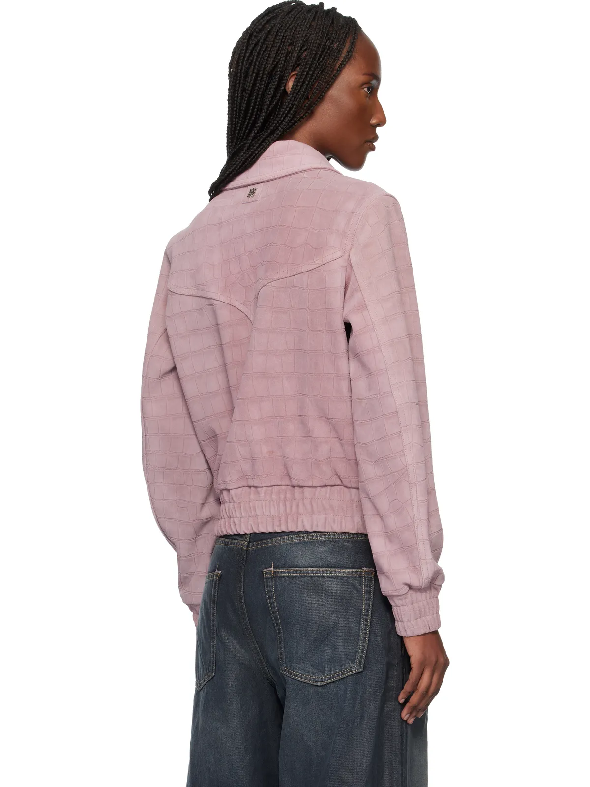 AMIRI Western Croc スエードジャケット - 画像3