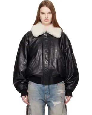 AMIRI MA Quad レザー ボンバージャケット - サムネイル1