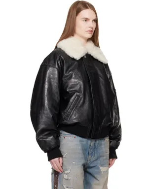 AMIRI MA Quad レザー ボンバージャケット - サムネイル2
