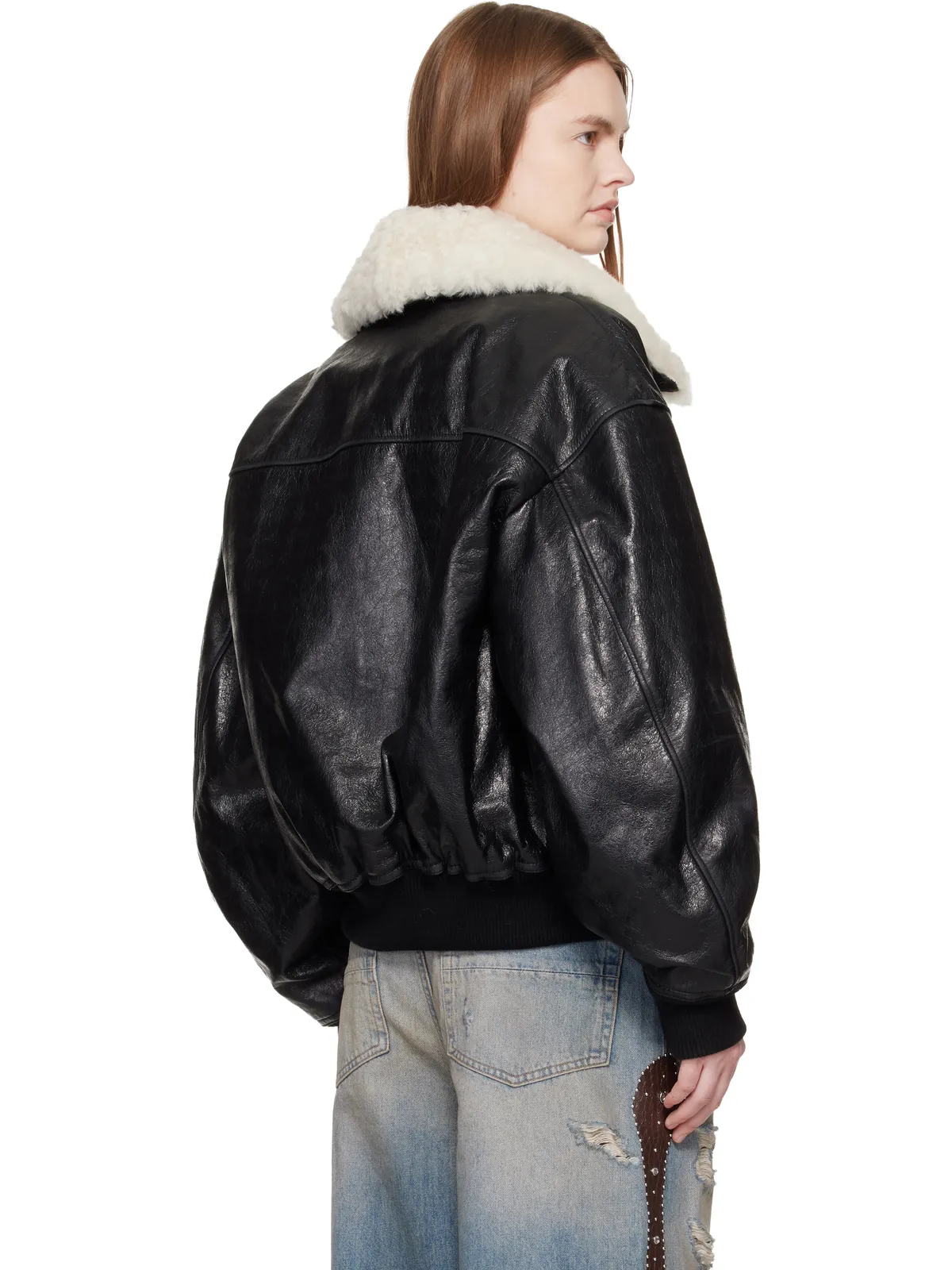 AMIRI MA Quad レザー ボンバージャケット - 画像3