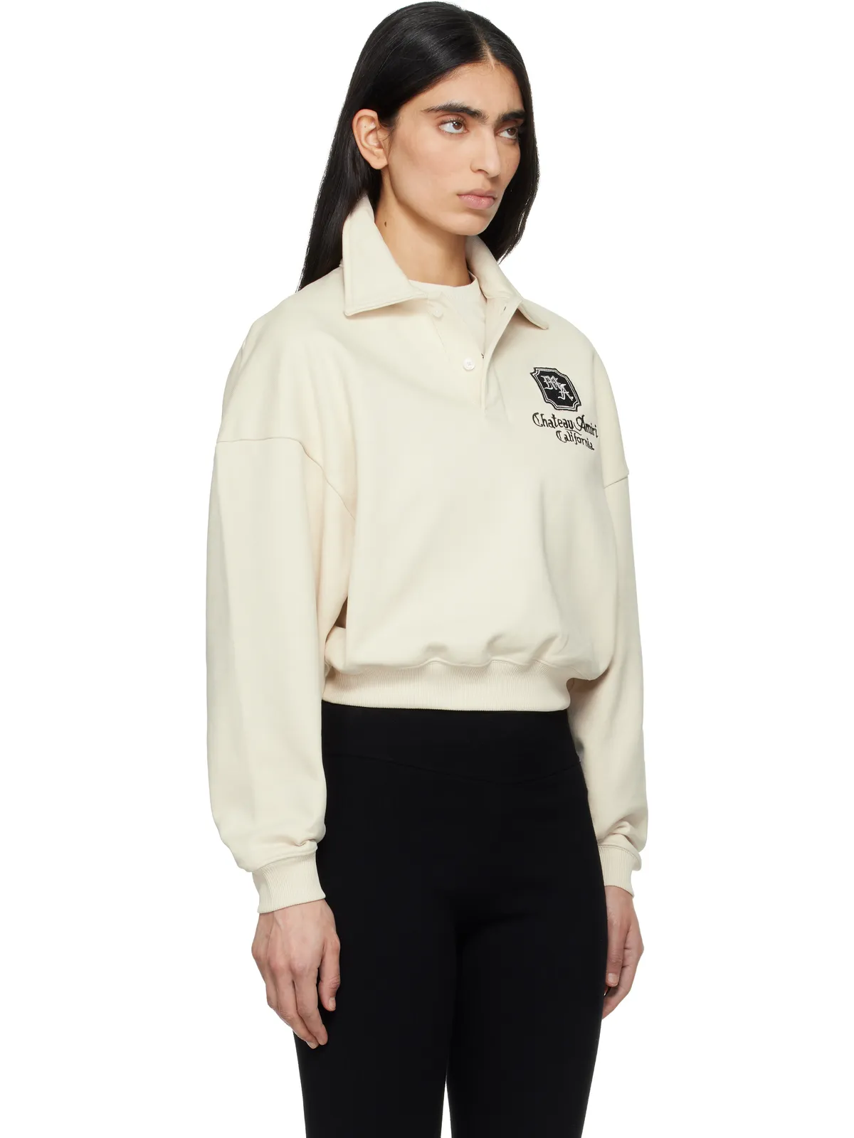 AMIRI MA 'Chateau' 長袖ポロシャツ - 画像2